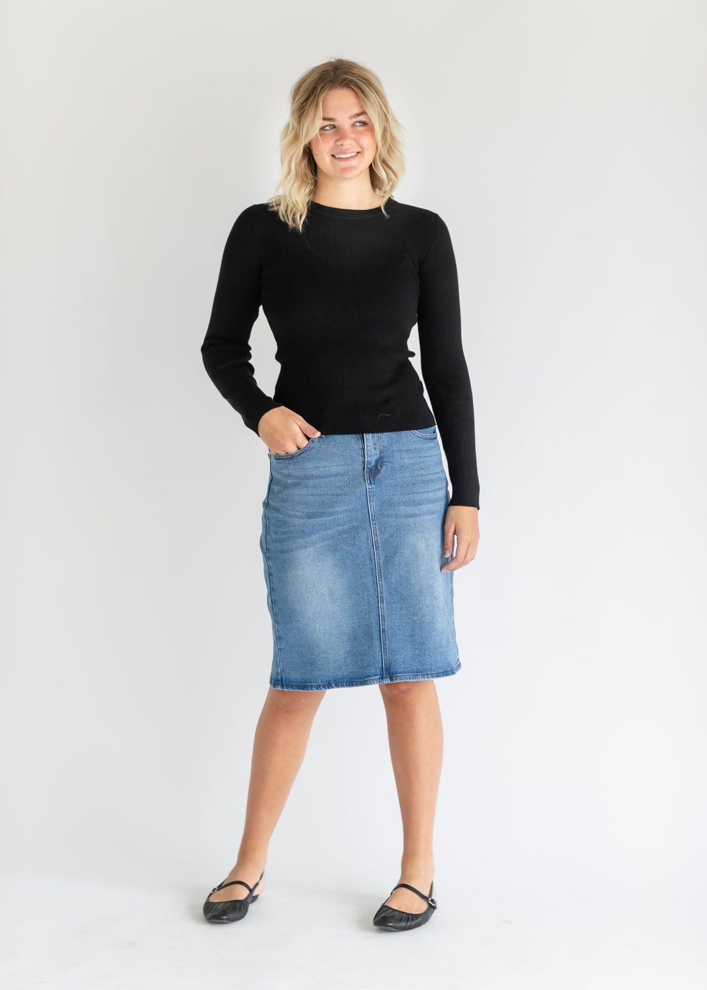 Waverly Long Sleeve Knit Top - FINAL SALE