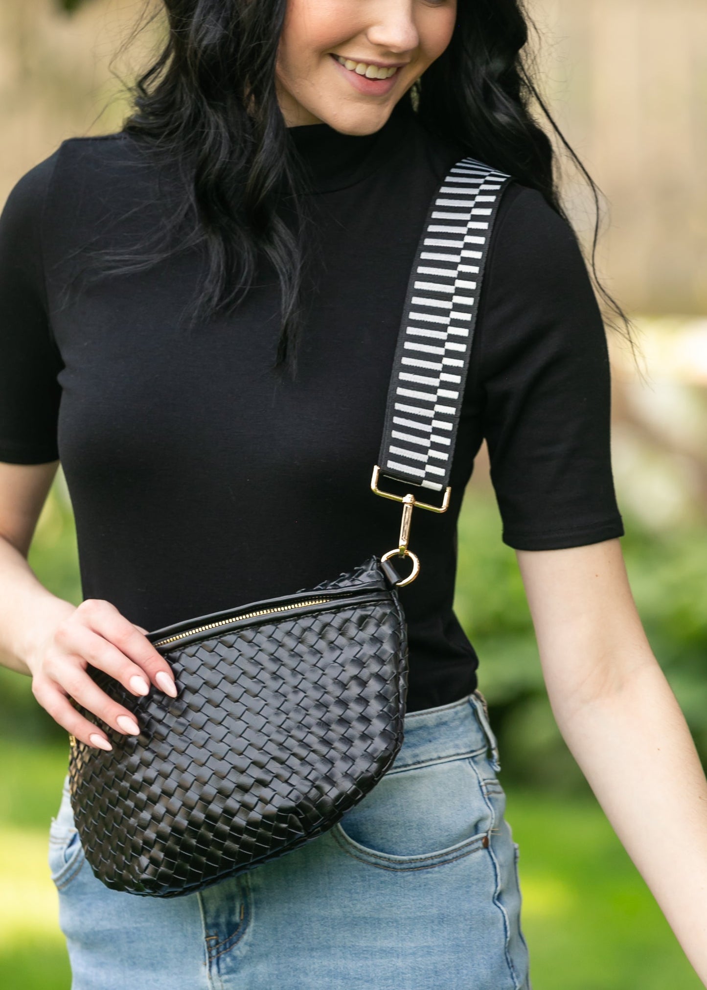 Westlyn Woven Crossbody Bag