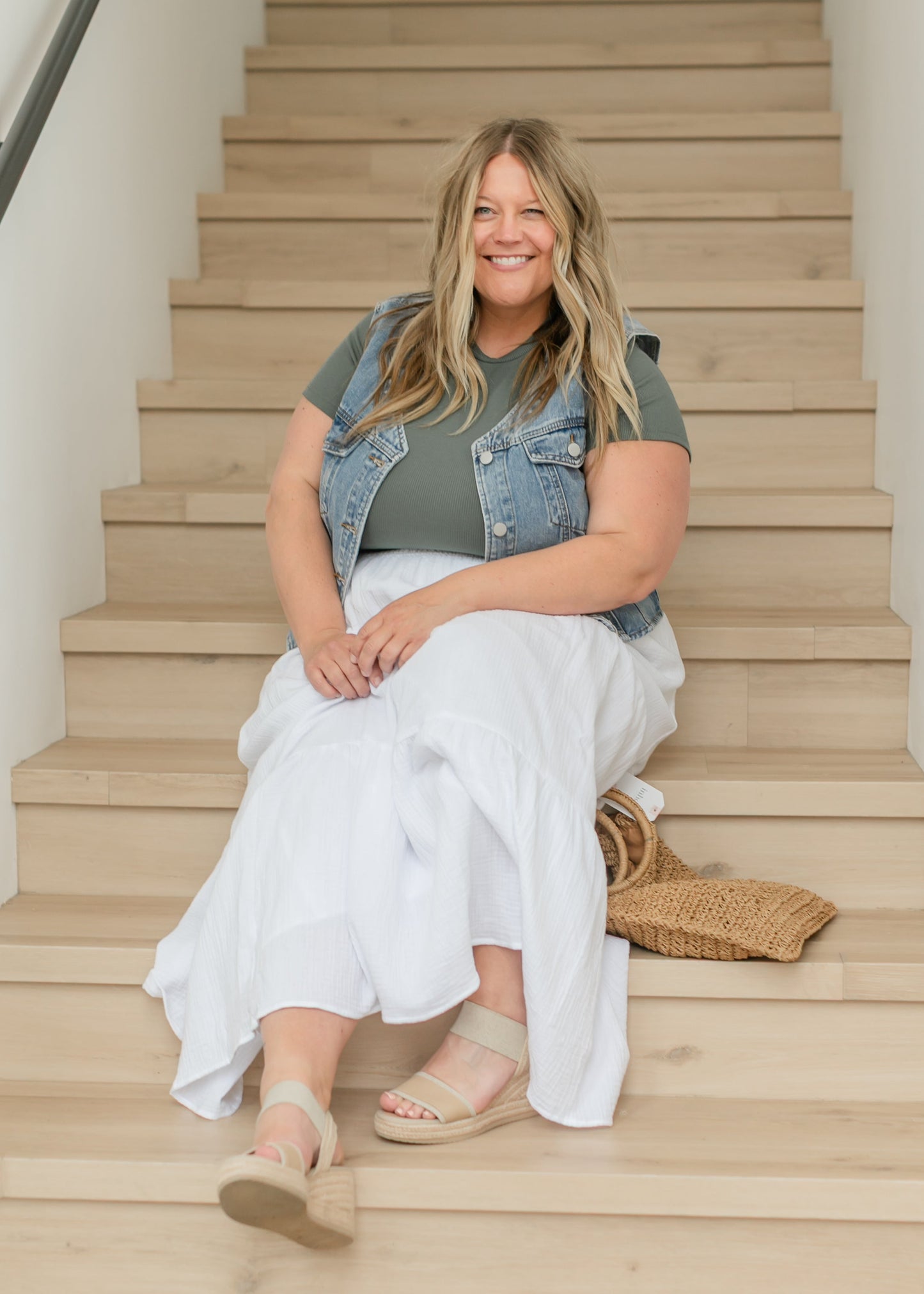 White Gauze Maxi Skirt - FINAL SALE