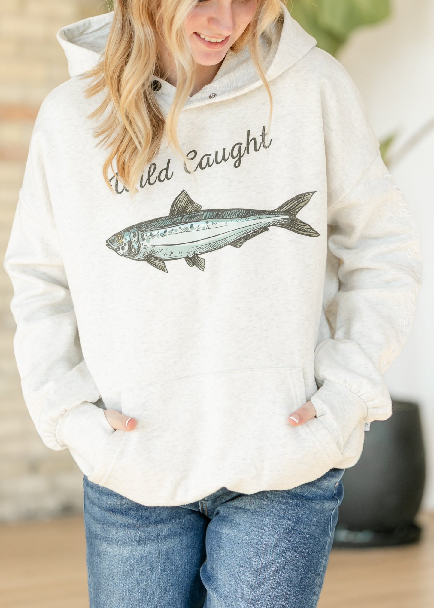 Wild Caught Sardines Oversized Hoodie