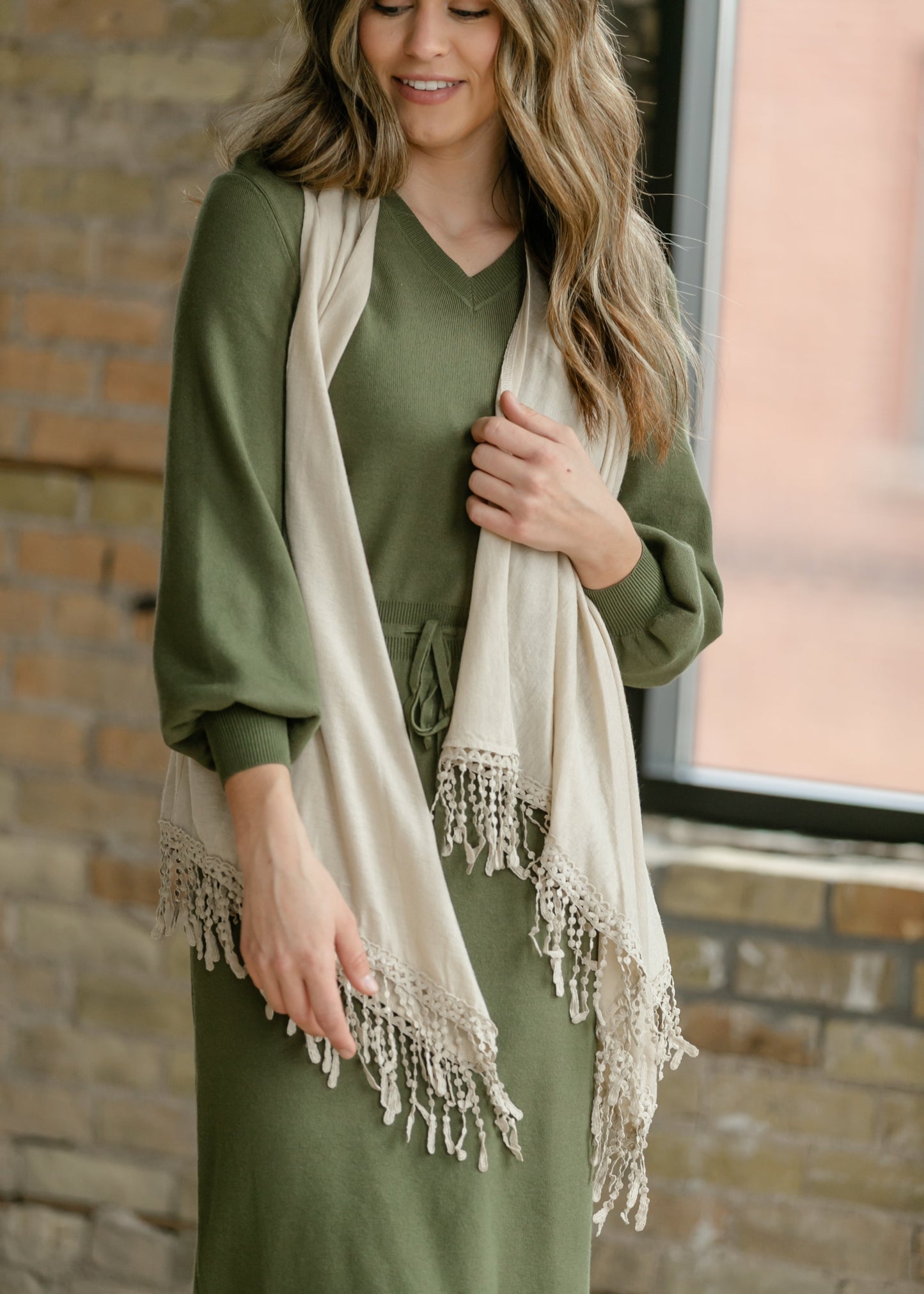 Winslet Tasseled Sleeveless Cardigan - FINAL SALE