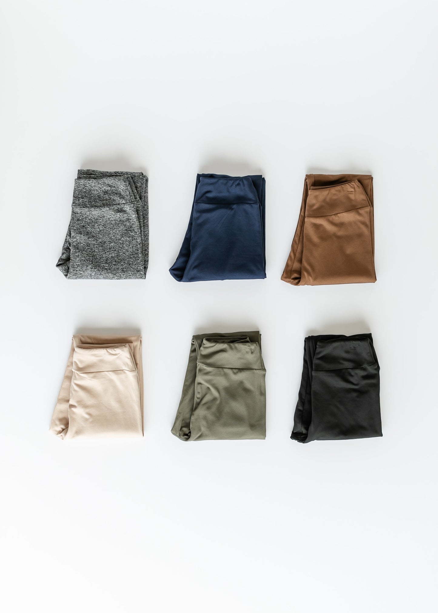 Women's Olive No Cling Leggings