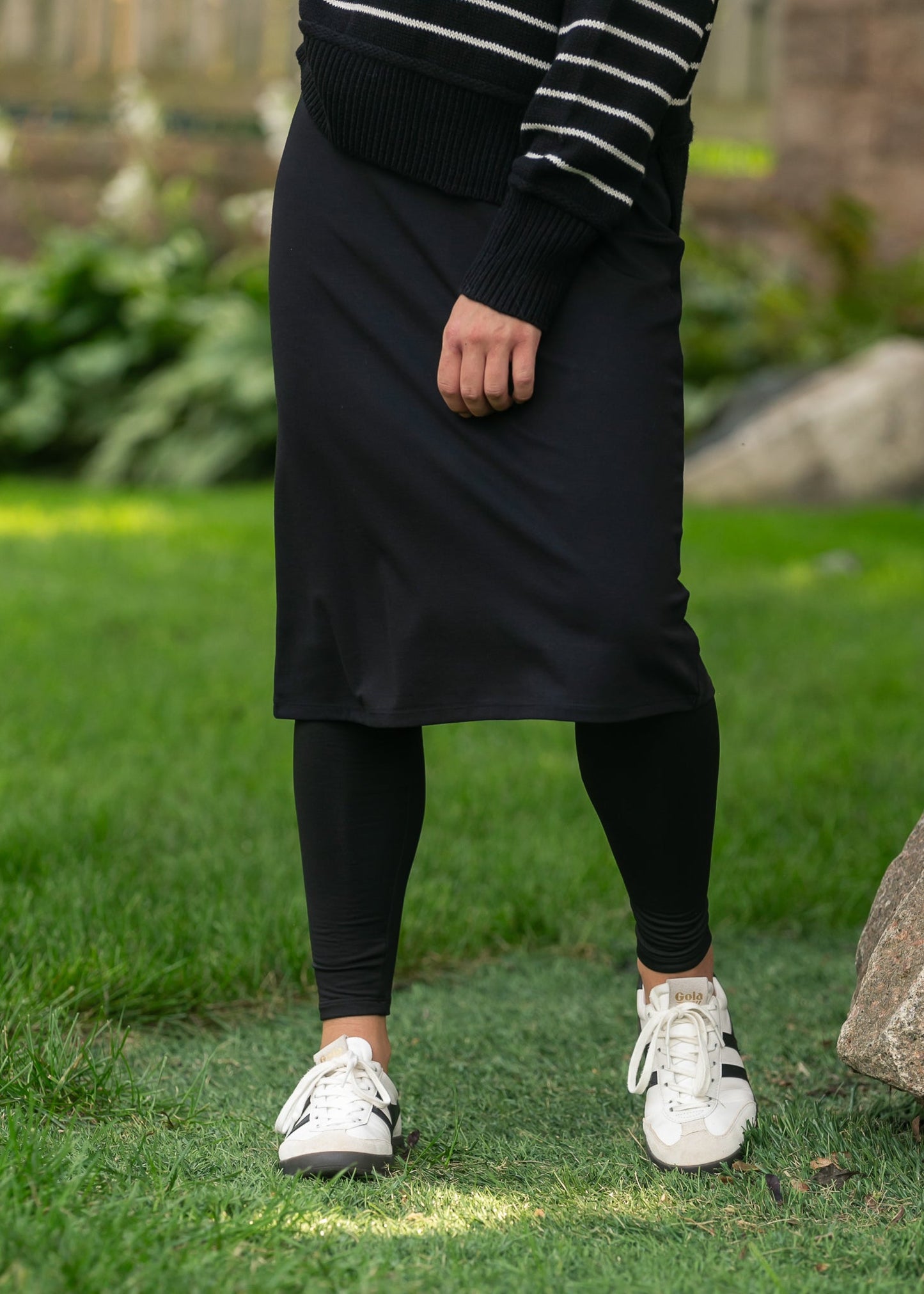 Women's Black No Cling Leggings