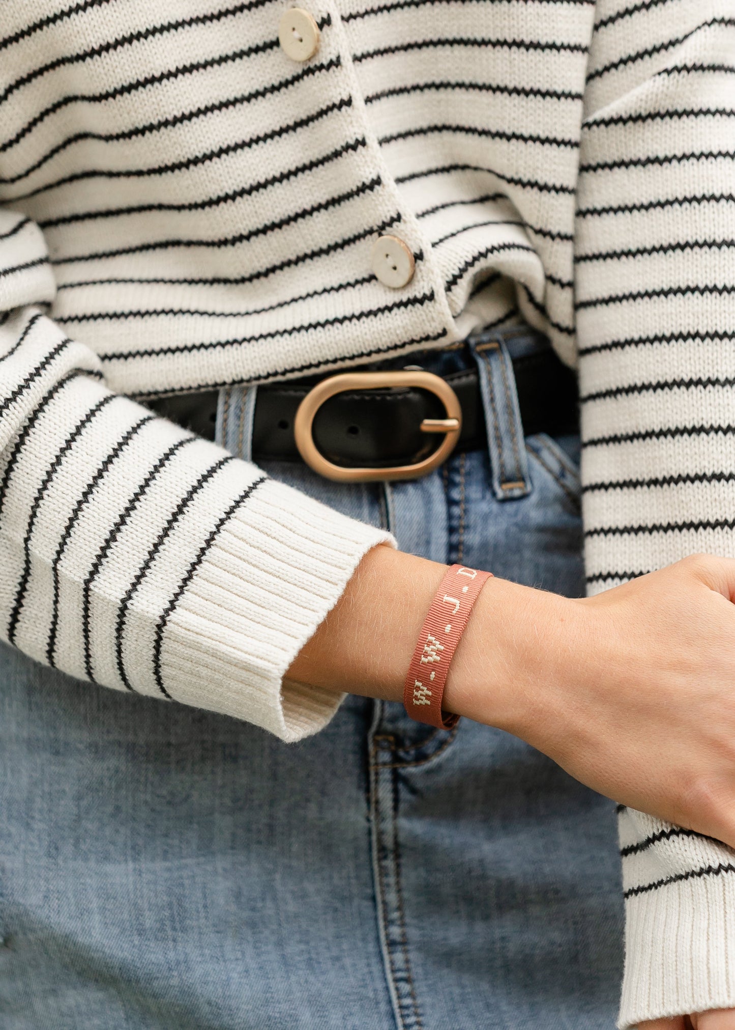 WWJD Adjustable Bracelet