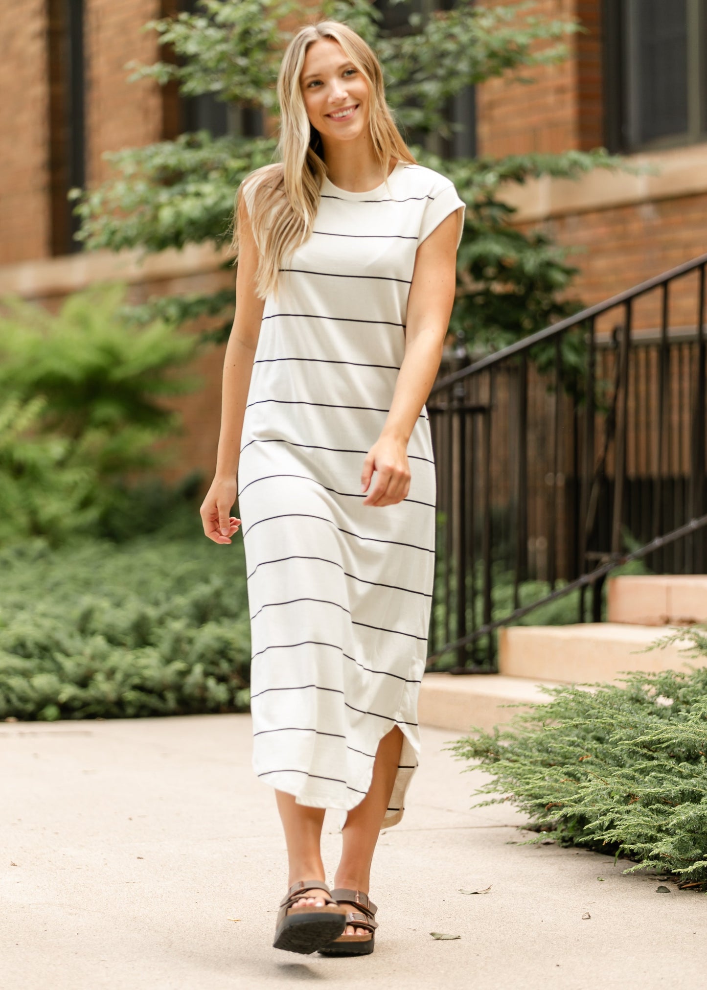 Z Supply® Calabasas Striped Midi Dress