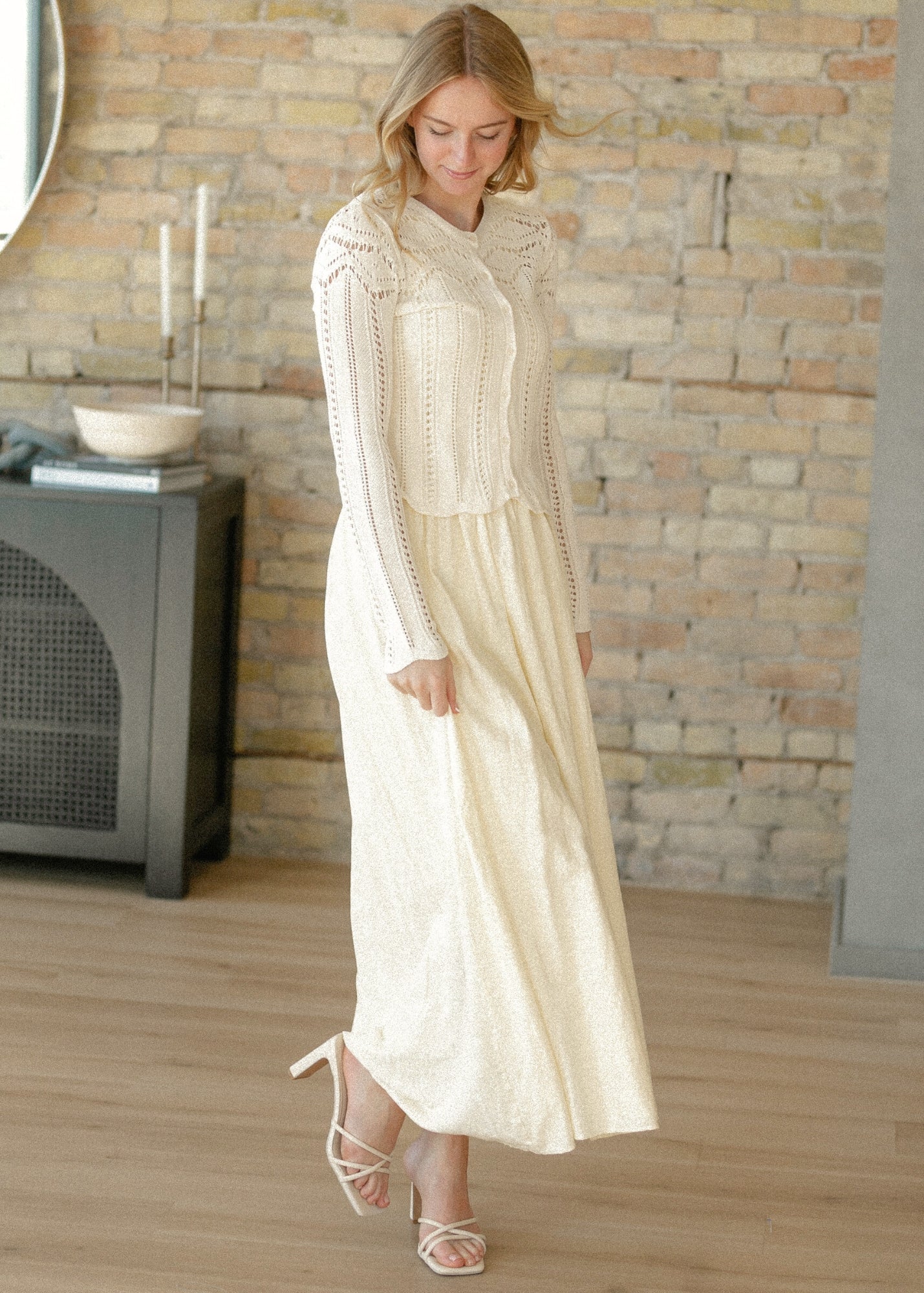 Z Supply® Cloud Alycia Crochet Sweater
