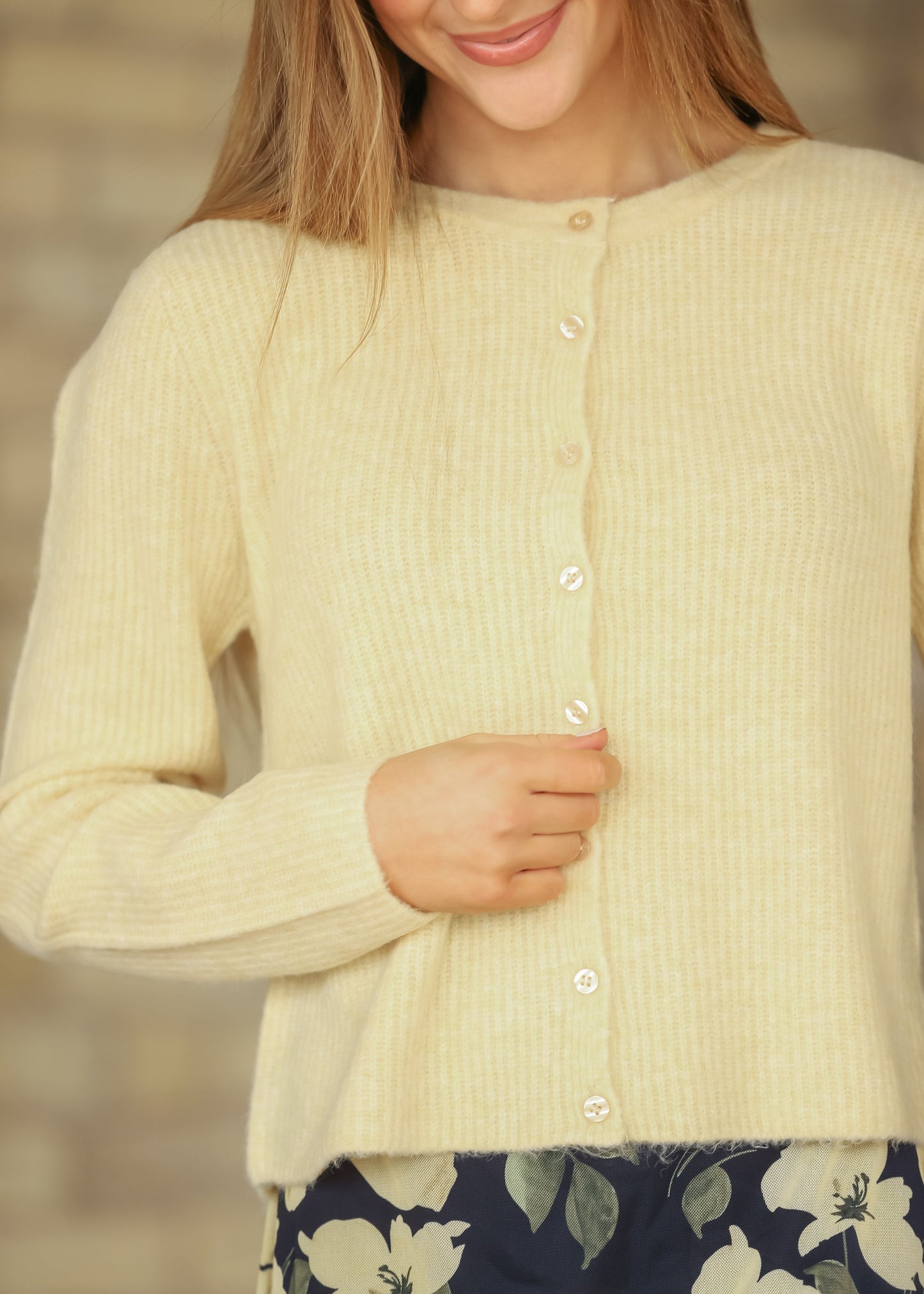 Z Supply® Custard Medina Rib Cardigan