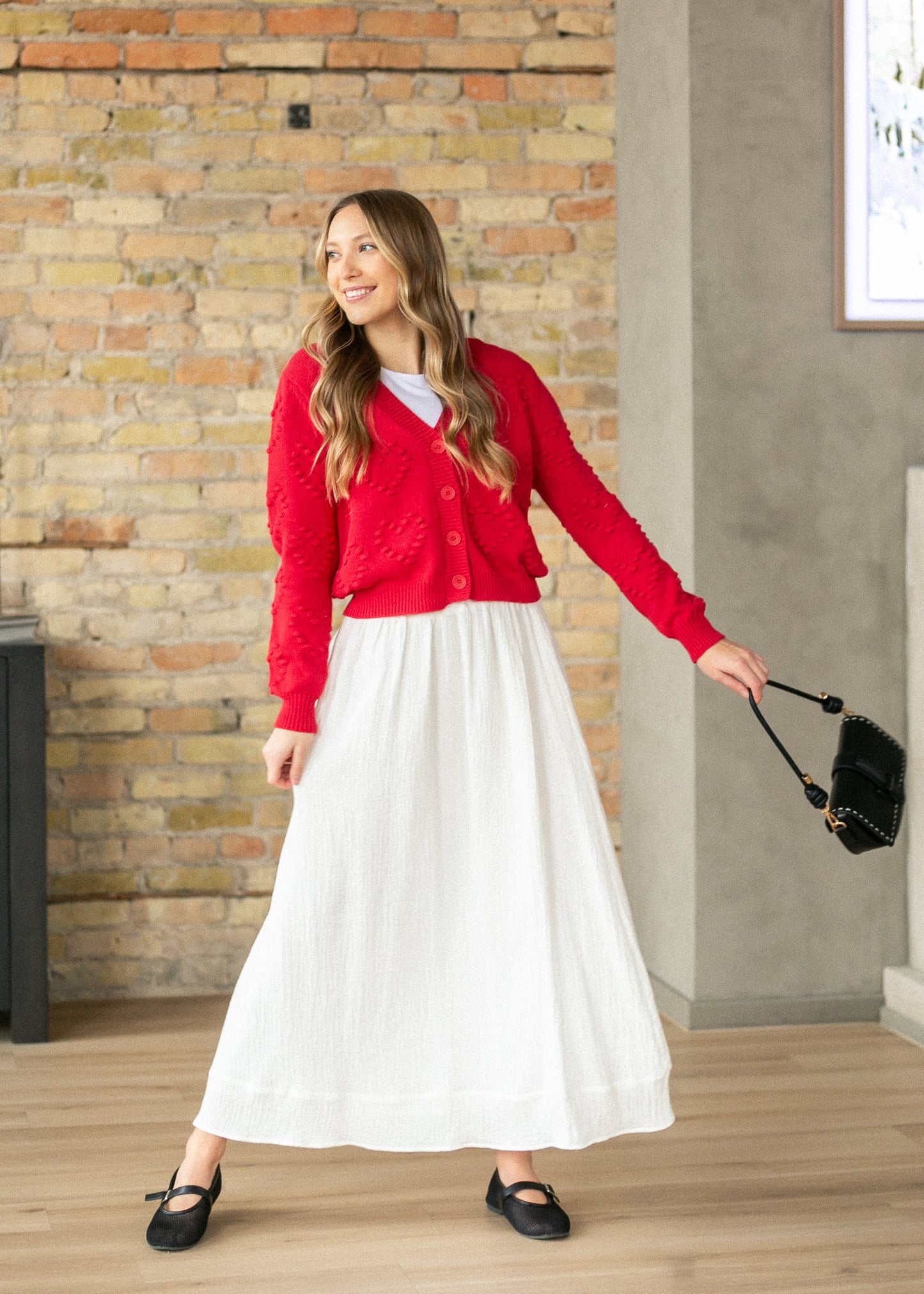 Z Supply® Embossed Heart Stitch Cardigan