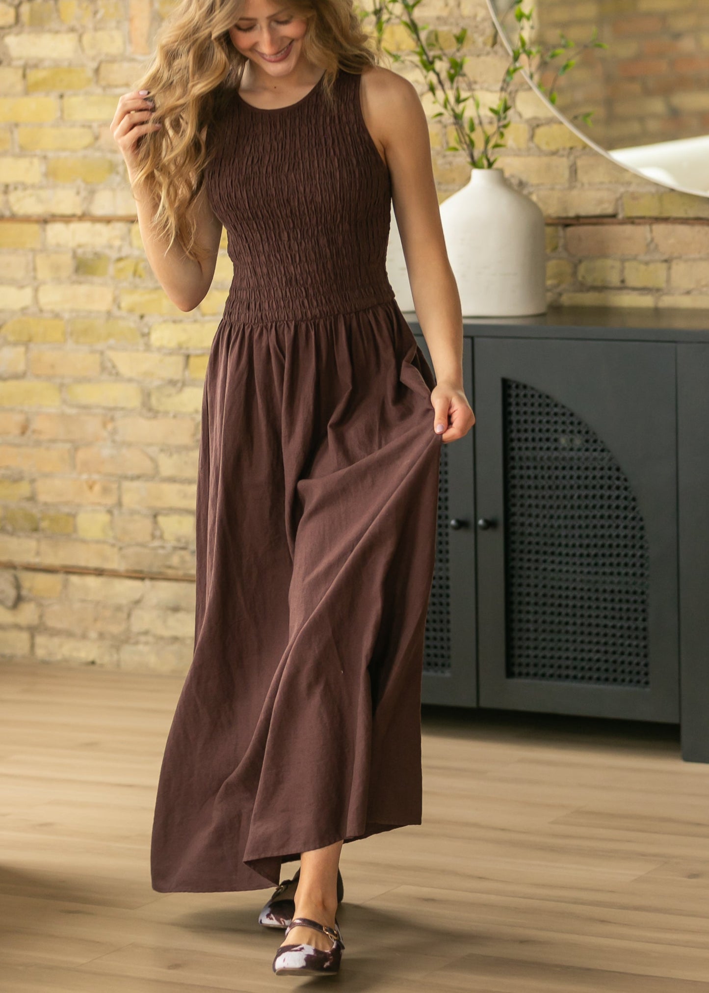 Z Supply® Chocolate Cherry Juniper Maxi Dress
