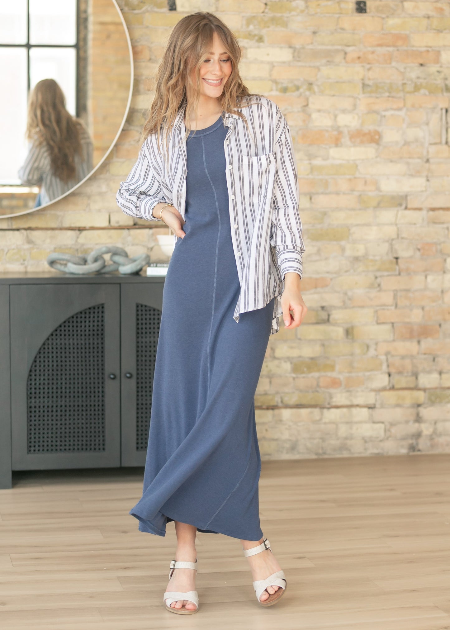 Z Supply® Linden Rib Maxi Dress