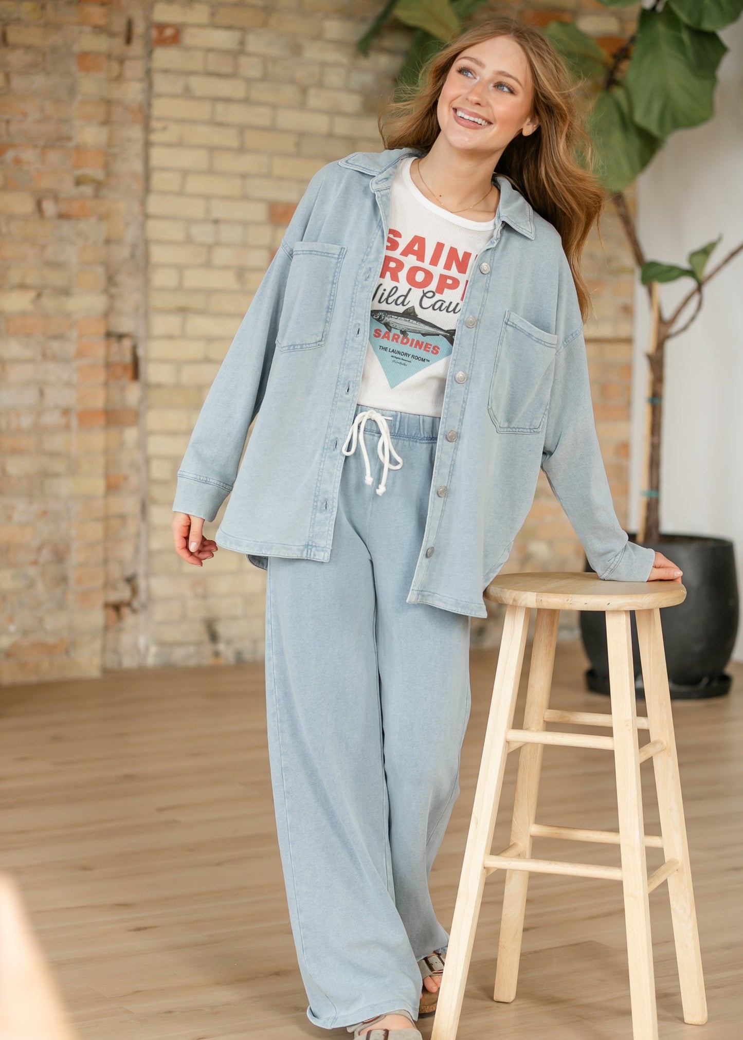 Z Supply® Ocean Air Hunter Knit Denim Pant