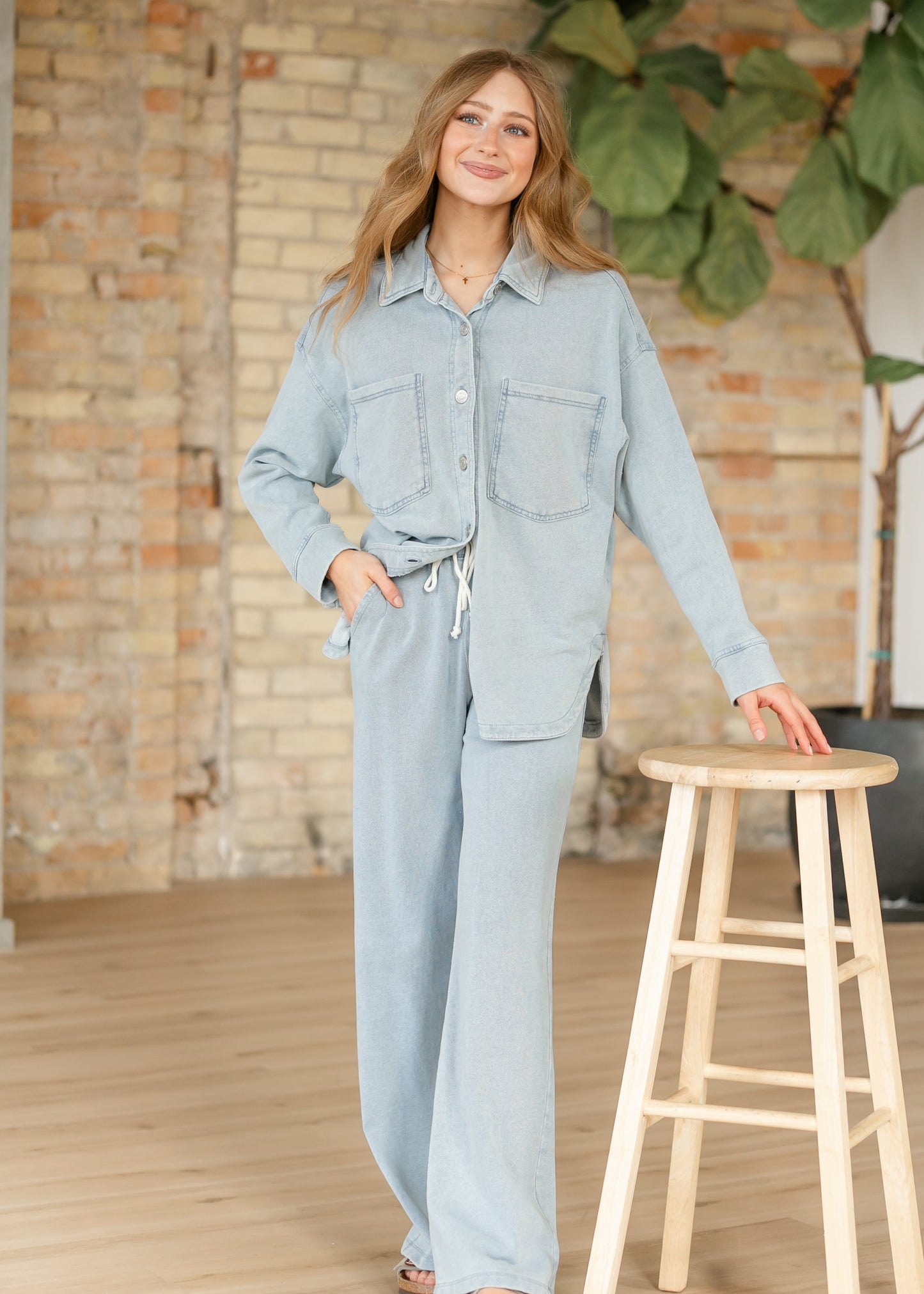 Z Supply® Ocean Air Hunter Knit Denim Pant