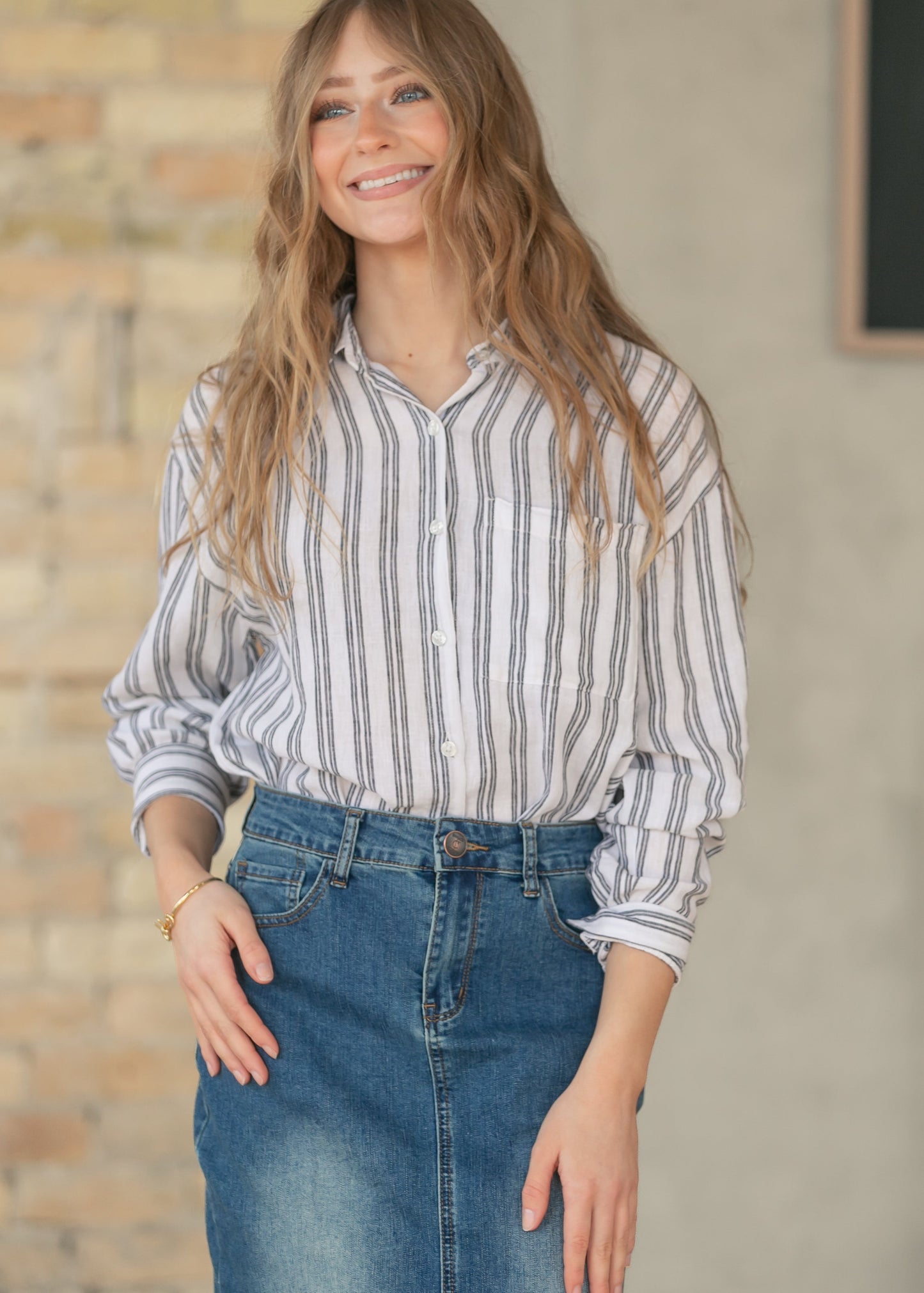 Z Supply® The Perfect Striped Button Up