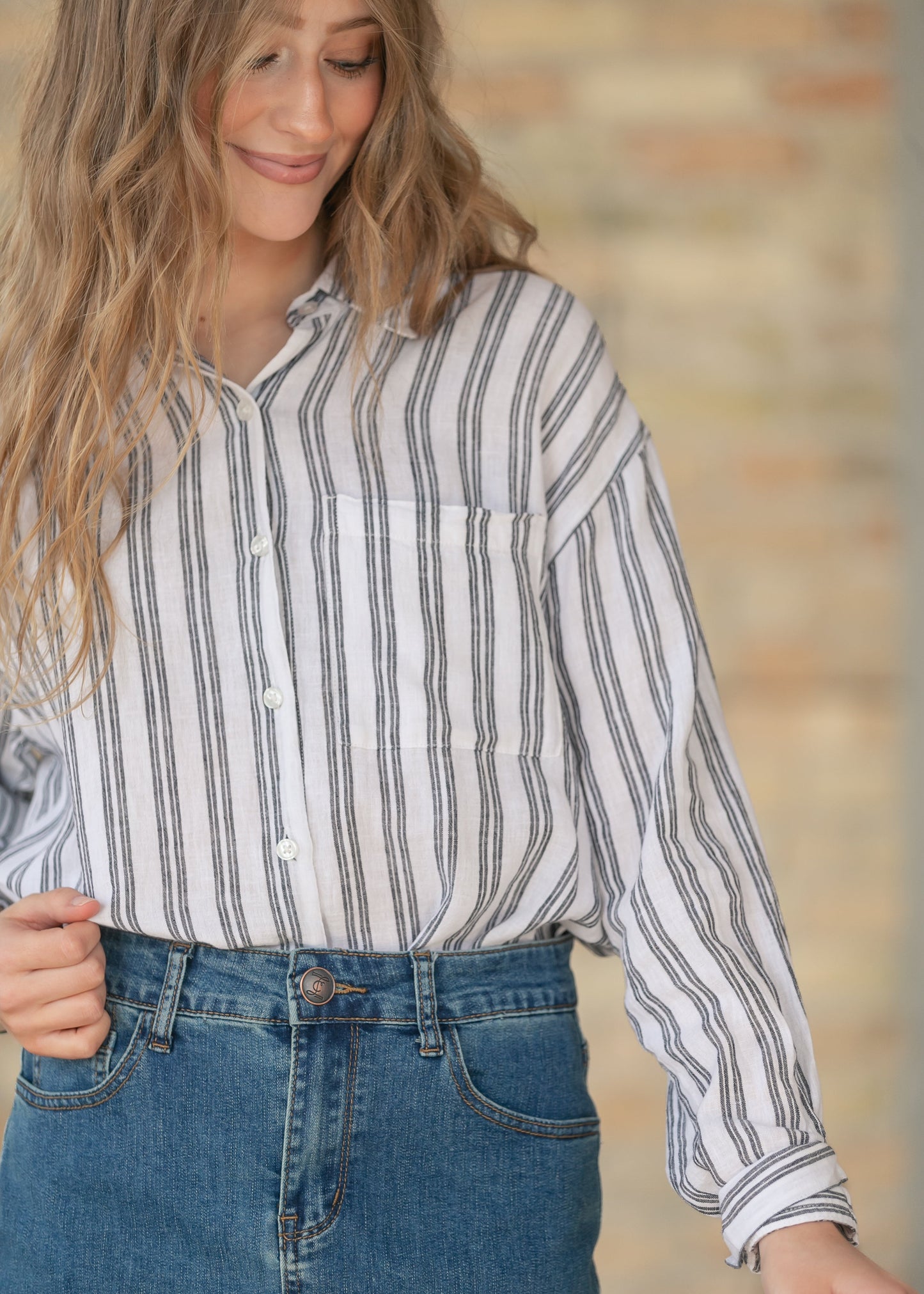 Z Supply® The Perfect Striped Button Up