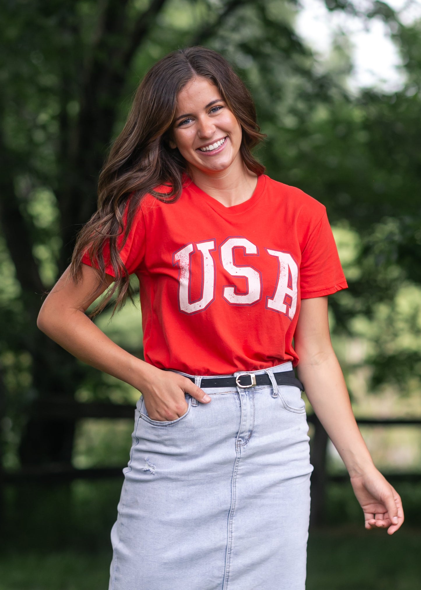 Z Supply® USA Boyfriend Tee