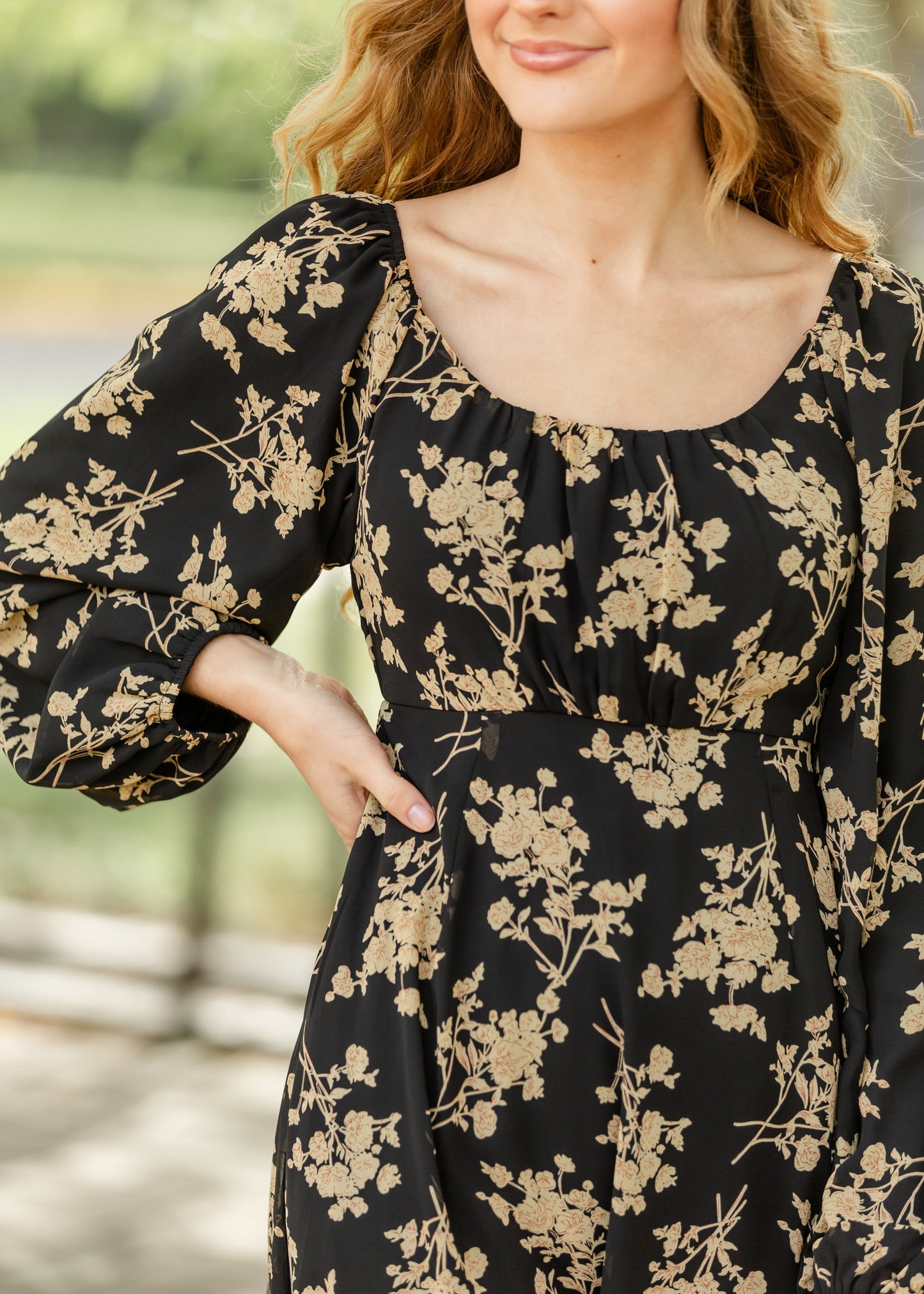 Zachariah Floral Long Sleeve Dress - FINAL SALE