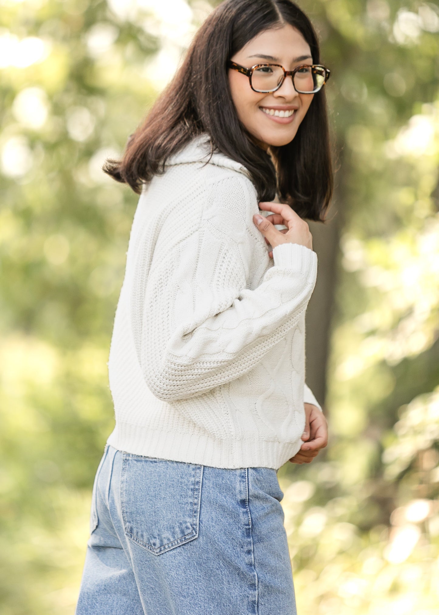 Zip-up Sweater Jacket - FINAL SALE