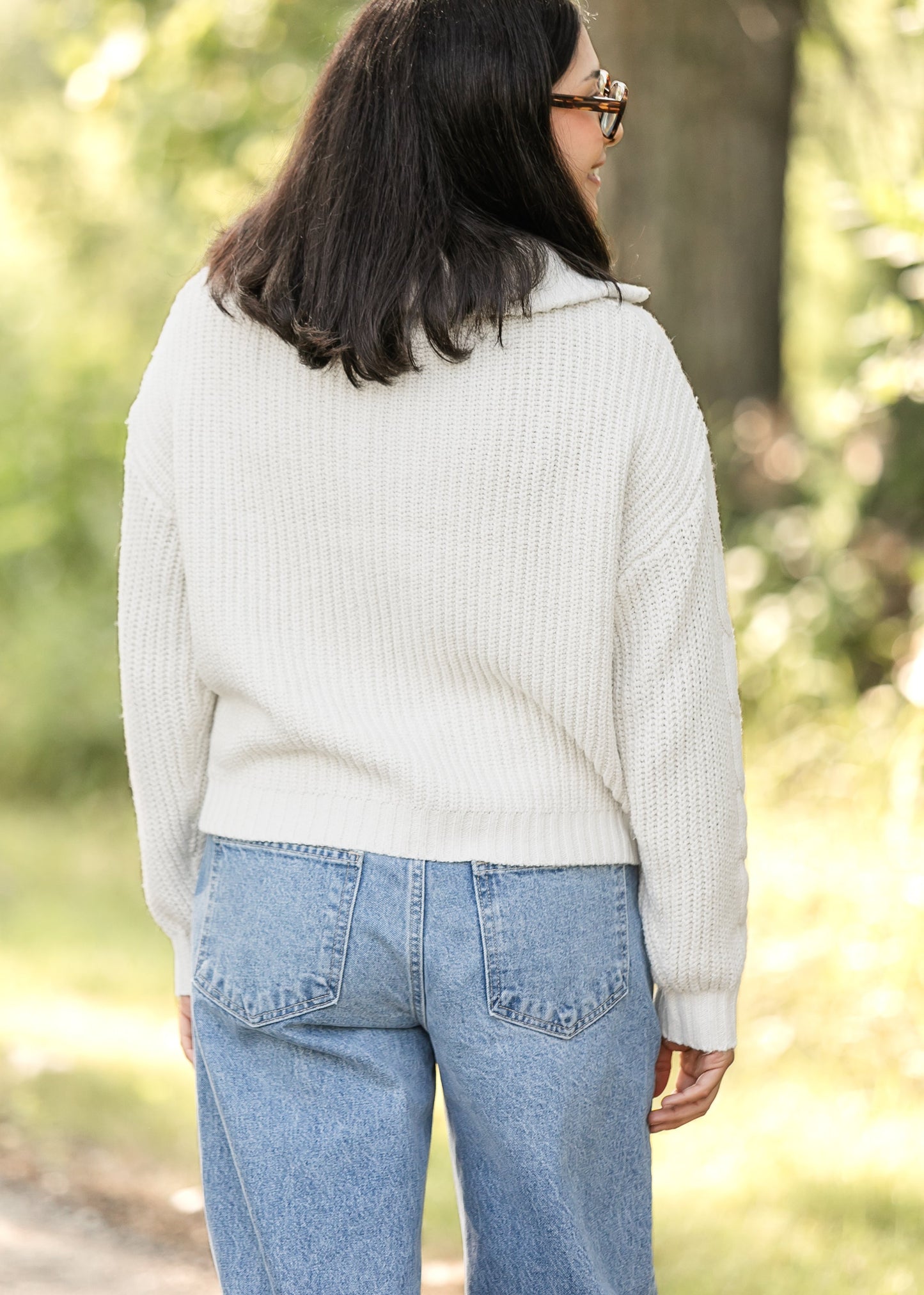 Zip-up Sweater Jacket - FINAL SALE